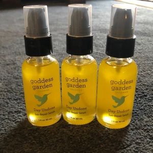 THREE Goddess Garden sun repair serums. 1oz each.